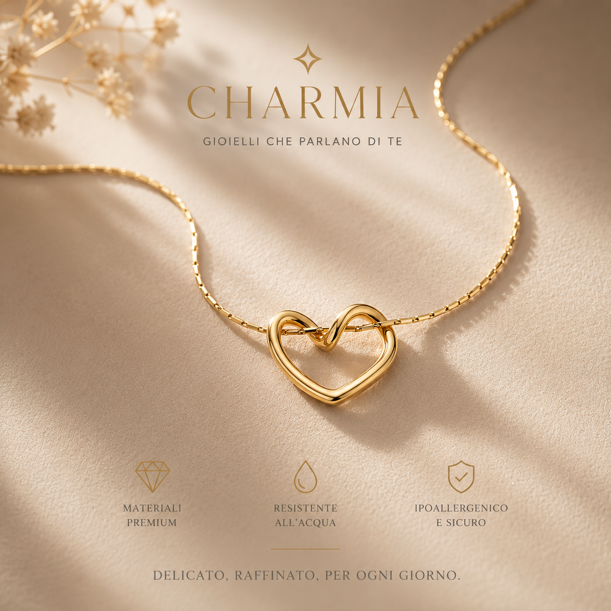Amore Eterno™ | Collana Cuore Aperto
