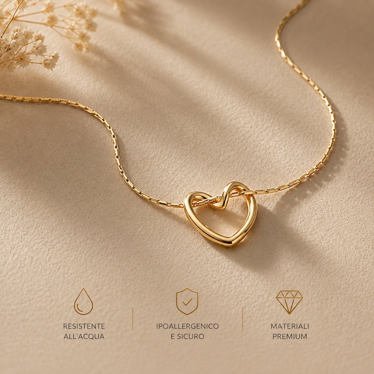 Amore Eterno™ | Collana Cuore Aperto